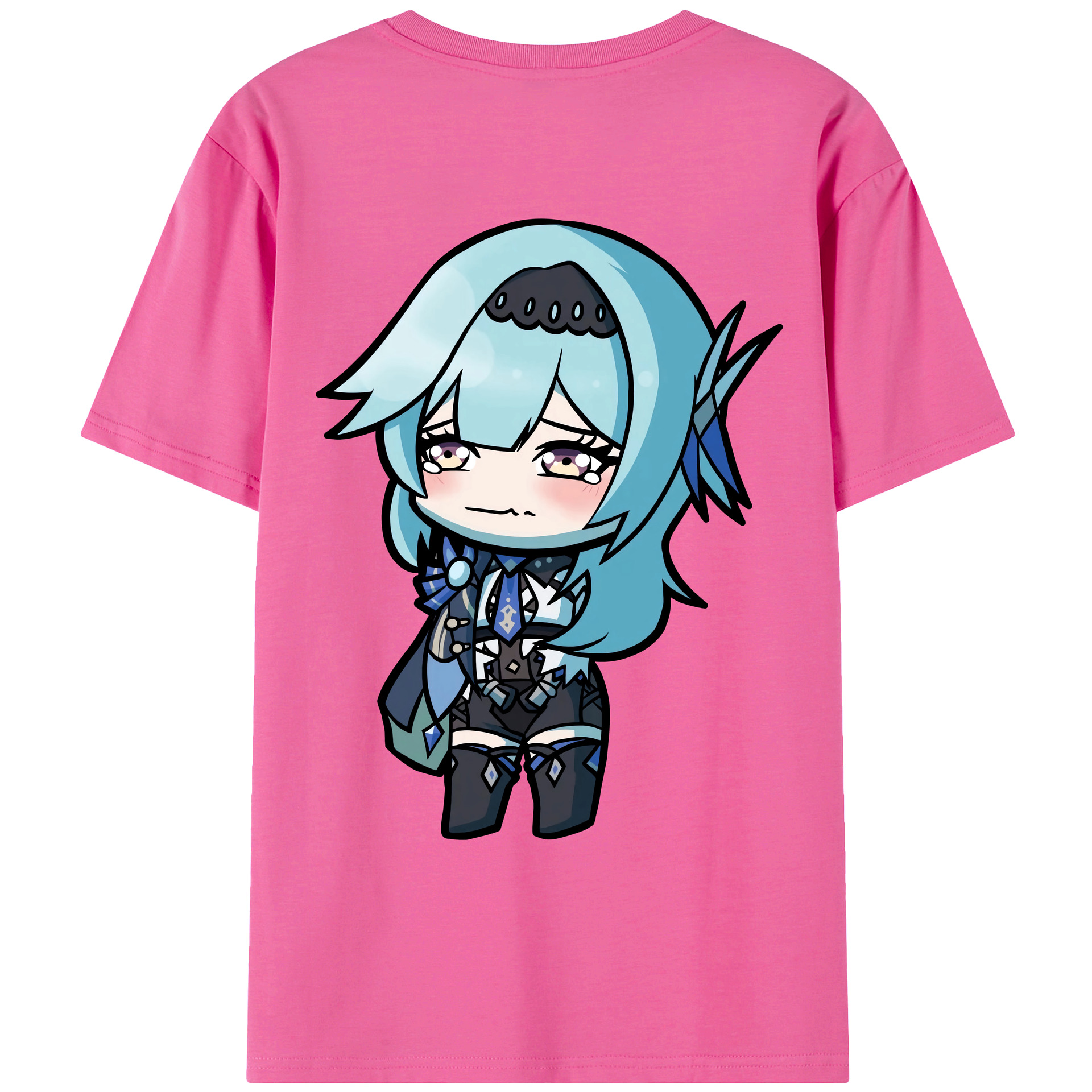 げんし神 优菈 ゆうら genshin Yūra レディース半袖Tシャツ(バックプリント)